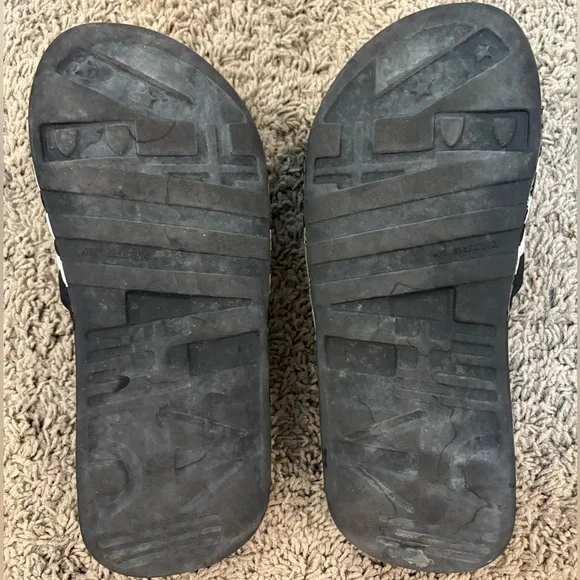 💙🤍adidas • blue & white slides • 8 - Picture 4 of 6